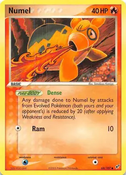 Numel 68/107 Deoxys Pokemon - Image 1