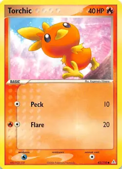 Torchic 83/110 Holon Phantoms Pokemon - Image 1