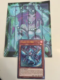 Yugioh 3x Snake-Eye Ash Ultimate Rare (UTR) OP25-EN002 OTS Tournament Pack 25 NM - Image 1