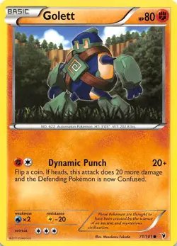 Golett 71/101 Noble Victories Pokemon - Image 1