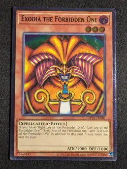 Yugioh - Exodia The Forbidden One OP25-EN001 Ultimate Rare NM - A - Image 1