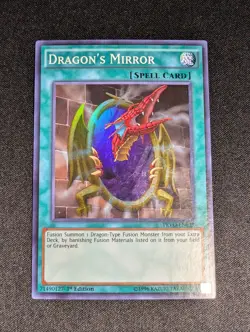 Yugioh - Dragon's Mirror PEVO-EN039 1st Edition Super Rare LP - Image 1