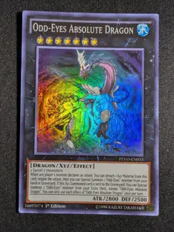 Yugioh - Odd-Eyes Absolute Dragon PEVO-EN033 1st Edition Super Rare NM - Image 1