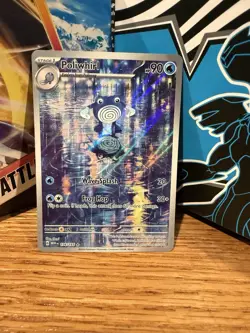 Poliwhirl 176/165 Pokemon TCG Illustration Rare NM - Image 1