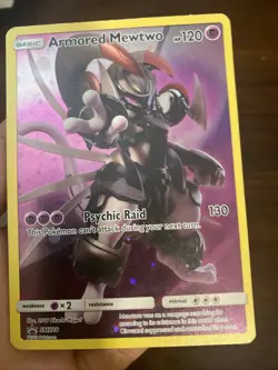 Pokemon TCG Armored Mewtwo SM228 SM Promo Holo English 120 HP - Image 1