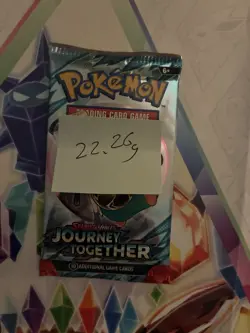 Heavy! Over 22.26 Gram Pokemon Journey Together Booster Pack Sealed - Image 2