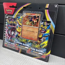 Pokemon TCG Mega Evolution Chaos Rising 3 Pack Blister Charmeleon Sealed New - Image 3