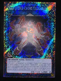 Yugioh! Xtra HERO Cross Crusader - RA04-EN076 - Platinum Secret Rare - 1st Editi - Image 1