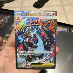 Pokemon TCG Mega Charizard X EX Holo Promo Me: Mega Evolution 023 360 HP - Image 1