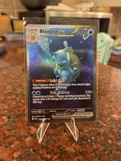Pokemon TCG Blastoise ex 200/165 SV: Scarlet & Violet 151 Holo SIR NM/MINT - Image 1