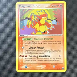 Pokemon Magmar 21/92 EX Legend Maker 2006 Basic 70 HP Rare Regular English - Image 1