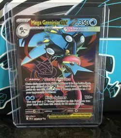 Pokemon TCG - Mega Greninja ex 100/086 Me04: Chaos Rising Holo - Image 1