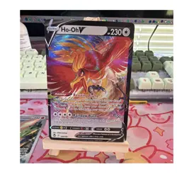 Pokemon TCG Ho-Oh V 140/195 Silver Tempest Ultra Rare Holo 230 HP - Image 1