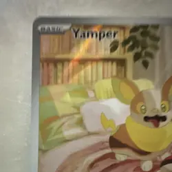 Pokemon TCG Yamper Illustration Rare Full Art Holo Me02 Phantasmal Flames 099/0… - Image 2