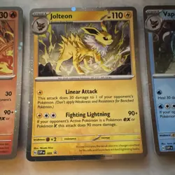 Pokemon TCG SVP BLACK STAR Promo Holo Lot 3x Flareon, Jolteon, Vaporeon NM - Image 3