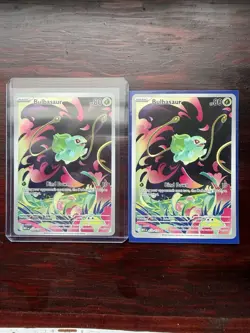 2 Pokemon TCG Bulbasaur IR 133/132 Mega Evolutions - Image 1