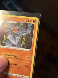Pokemon Champions Path Machamp Promo SWSH053 SWIRL - Image 4