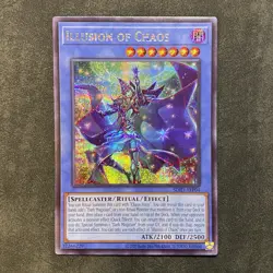 Yugioh Illusion Of Chaos SDID-AEP04 Secret Rare Asia English NM - Image 1