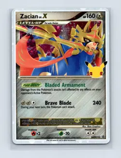 Zacian LV. X SWSH135 Holo Promo Sword & Shield Promo Pokemon Near Mint - Image 1