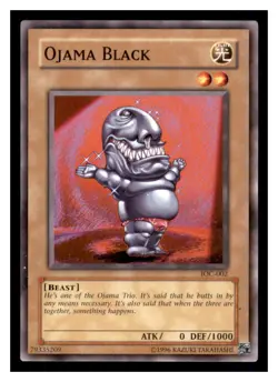 Yugioh Ojama Black IOC-002 Invasion of Chaos LP - Image 1