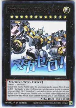 Divine Arsenal AA-ZEUS - Sky Thunder RA05-EN103 Yugioh - Image 1