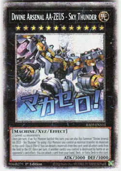Divine Arsenal AA-ZEUS - Sky Thunder Starlight Rare RA05-EN103 Yugioh - Image 1