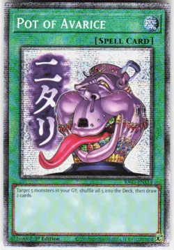 Pot of Avarice Starlight Rare RA05-EN114 Yugioh - Image 1