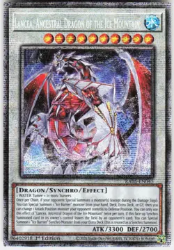 Lancea, Ancestral Dragon of the Ice Mountain Starlight Rare RA05-EN045 Yugioh - Image 1
