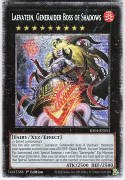 Laevatein, Generaider Boss of Shadows Starlight Rare RA05-EN051 Yugioh - Image 1