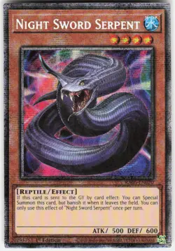 Night Sword Serpent Starlight Rare RA05-EN020 Yugioh - Image 1