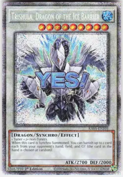 Trishula, Dragon of the Ice Barrier Starlight Rare RA05-EN101 Yugioh - Image 1