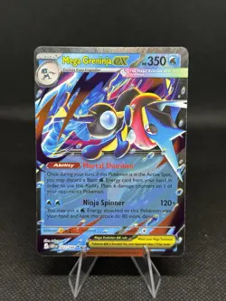 Mega Greninja ex 22/86 Double Rare Pokemon Chaos Rising ME04 NM B - Image 1