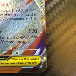 Mega Greninja ex 22/86 Double Rare Pokemon Chaos Rising NM - Image 5