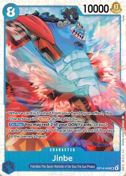 Jinbe Foil OP14-049 The Azure Sea's Seven One Piece - Image 1