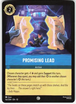 Promising Lead 162/204 Whispers in the Well Disney Lorcana - Image 1