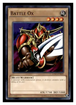 Yugioh Battle Ox LDK2-ENK09 Legendary Decks II LP - Image 1