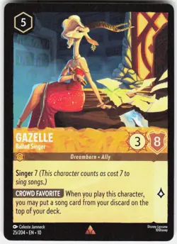 Gazelle Ballad Singer 25/204 Whispers in the Well Disney Lorcana - Image 1