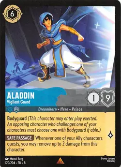 Aladdin Vigilant Guard 170/204 Reign of Jafar Disney Lorcana - Image 1