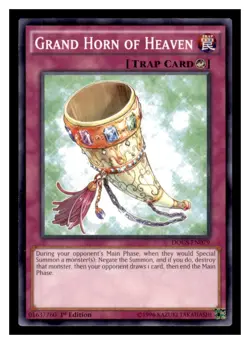 Yugioh Grand Horn of Heaven DOCS-EN079 Dimension of Chaos LP - Image 1