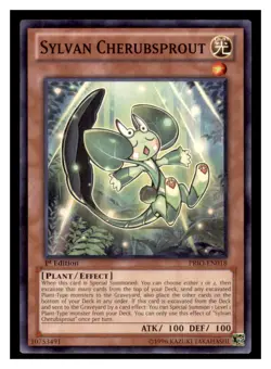 Yugioh Sylvan Cherubsprout PRIO-EN018 Primal Origin LP - Image 1