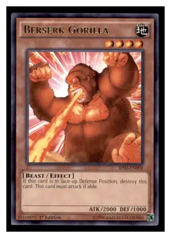 Yugioh Berserk Gorilla BP03-EN008 Rare Battle Pack 3: Monster League LP - Image 1