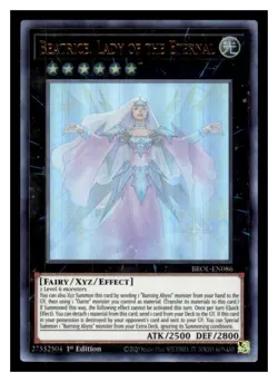 Yugioh Beatrice, Lady of the Eternal BROL-EN086 Ultra Rare Brothers of Legend LP - Image 1