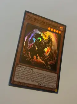 YuGiOh! Big-Winged Berfomet - Super Rare 1st Edition NM - DUNE-EN004 - Image 2