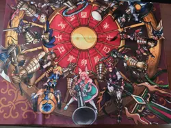 YuGiOh Zoodiac 2 Player Cloth Playmat Collectors Limited Edition - Mana Moon - Image 3