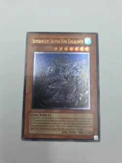 | Yugioh Superancient Deepsea King Coelacanth PTDN-EN034 Ultimate Rare NM/LP | - Image 1
