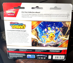 Pokemon Cards Scarlet Violet Surging Sparks 3 Pack Booster Blister Zapdos New - Image 2
