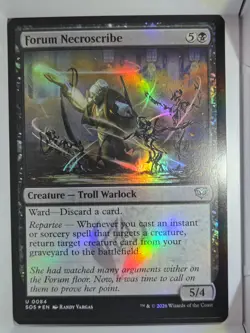 Forum Necroscribe (FOIL) - U84 - MTG - Secrets of Strixhaven (SOS) - Image 1