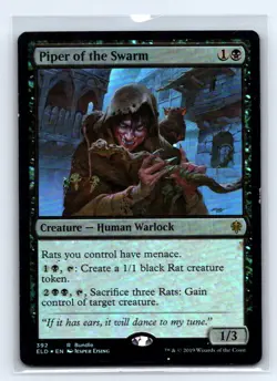 Piper of the Swarm #392 Foil Miscellaneous Promos Magic The Gathering MTG - MP - Image 2
