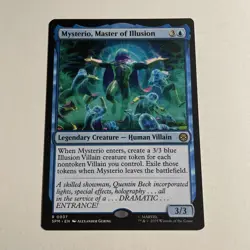 x1 Mysterio, Master of Illusion R MTG Marvel's Spider-Man M/NM, English - Image 1