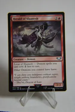 Herald of Slaanesh 77 Warhammer 40,000 Commander NM English 1087 - Image 1